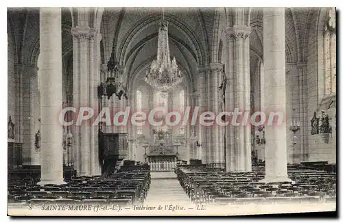 Ansichtskarte AK Sainte Maure Interieur De I'Eglise