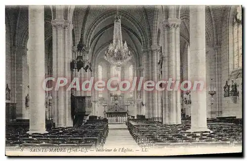 Cartes postales Sainte Maure Interieur De I'Eglise