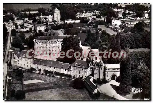 Ansichtskarte AK Ste Radegonde En Touraine L'Abbaye De Marmoutier Vue Aerienne