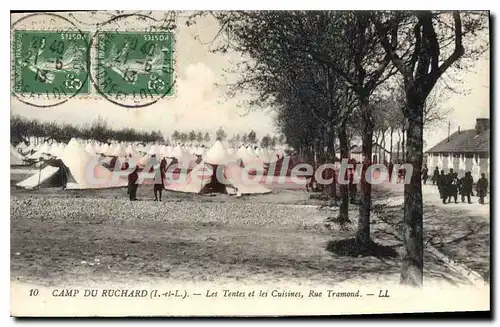 Cartes postales Camp Du Ruchard Les Tentes Et Les Cuisines Rue Tramond