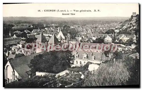 Cartes postales Chinon Vue Generale