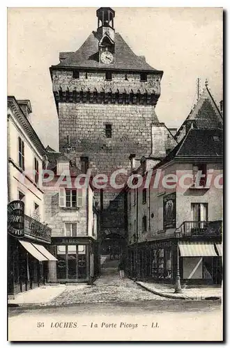 Cartes postales Loches La Porte Picoys