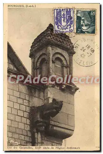 Cartes postales Bourgueil Une Des Gargouilles