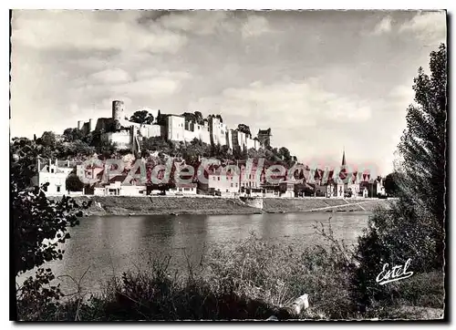 Cartes postales moderne chinon Vue D'Ensemble Du Chateau Et La Vienne