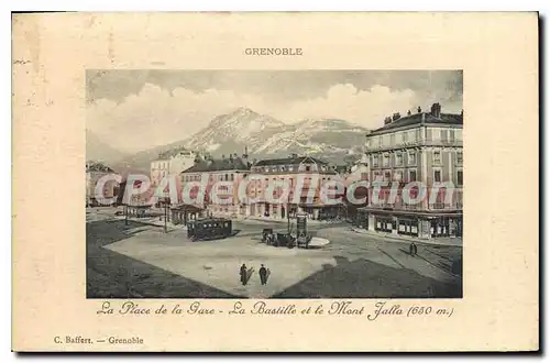 Cartes postales Grenoble La Place De La Gare