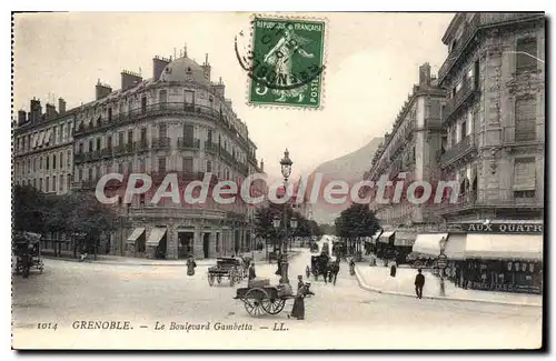 Cartes postales Grenoble Le Boulevard Gambetta