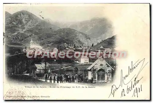 Cartes postales Village De La Salette Route Du Pelerinage