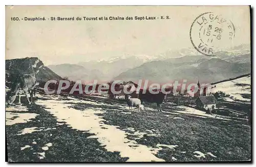 Cartes postales Dauphine St Bernard Du Touvet Et La Chaine Des Sept Laux