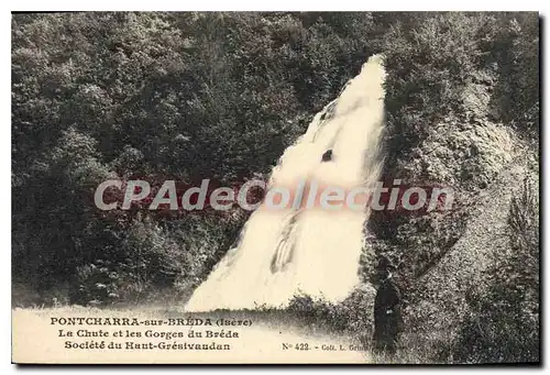 Cartes postales Pontcharra Sur Breda Le Chute Et Les Gorges Du Breda