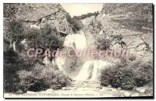 Ansichtskarte AK Le Dauphine Pittoresque Cascade De Sarennes