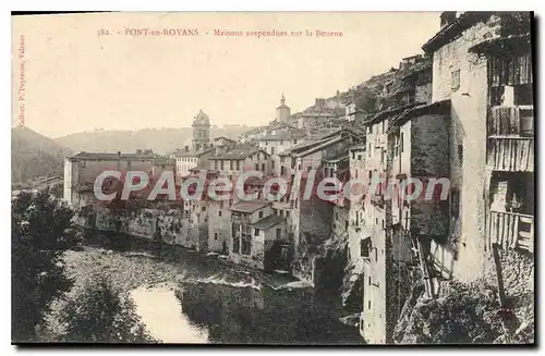 Cartes postales Pont En Royans Maisons Suspendues Sur La Bourne