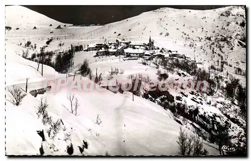 Cartes postales Huez Vue Generale En Hiver