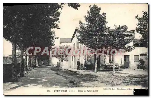 Cartes postales Eyzin Pinet Place De Chaumont