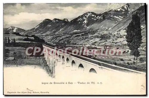 Cartes postales Ligne De Grenoble A Gap Viaduc De Vif