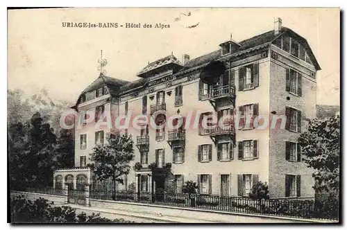 Cartes postales Uriage Les Bains Hotel Des Alpes