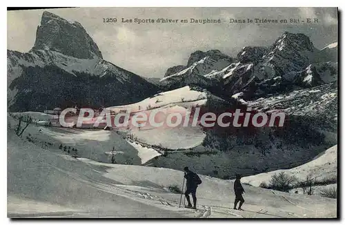 Cartes postales Les Sports D'Hiver En Dauphine Dans Le Trieves En ski