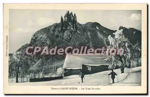 Cartes postales Skieurs A Saint Nizier Les Trois Pucelles