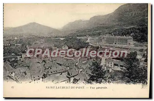 Cartes postales Saint Laurent Du Pont Vue Generale