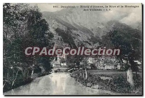 Ansichtskarte AK Dauphine Bourg D'Oisans La Rive Et La Montagne Des Villards