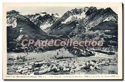 Cartes postales Le Monetier Les Bains Vue Generale Le Dome Du Monetier