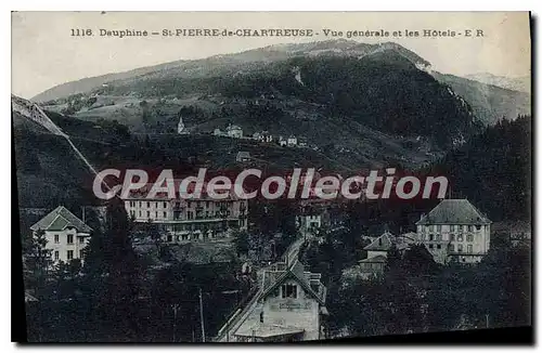 Ansichtskarte AK Dauphine St Pierre De Chartreuse Vue Generale Et Les Hotels