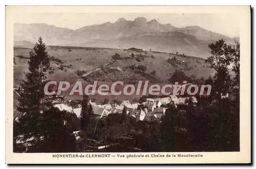 Cartes postales Monestier De Clermont Vue Generale Et Chaine De La Moucherolle