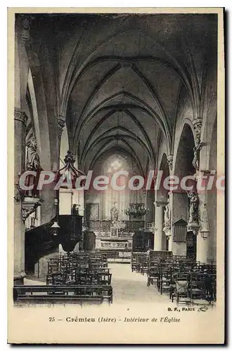 Cartes postales Cremieu Interieur De I'Eglise