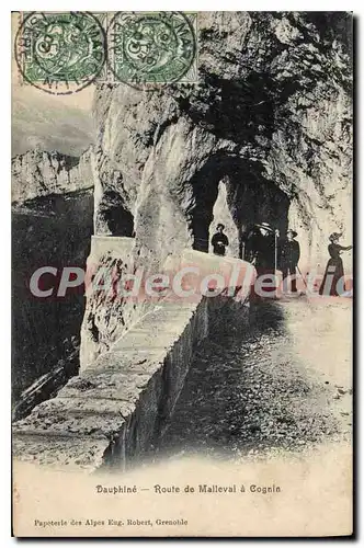 Cartes postales Dauphine Route De Malleval A Cognin