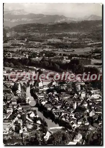 Cartes postales moderne Pont De Beauvoisin Vue Generale Aerienne Sur La Ville Chartreuse