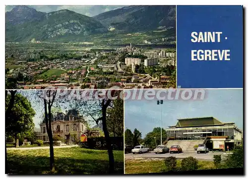 Cartes postales moderne Saint Egreve Vue Generale La Mairie La Poste