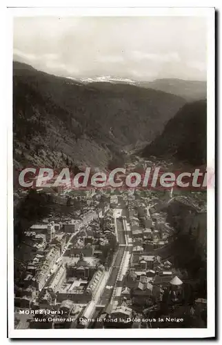 Cartes postales Morez Vue Generale Dans Le Fond La dole