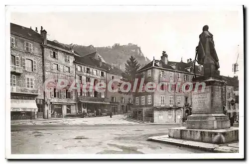 Ansichtskarte AK Salins Les Bains Place D'Armes Et Fort Belin