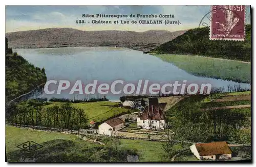 Cartes postales Chateau Et Lac De Chalain
