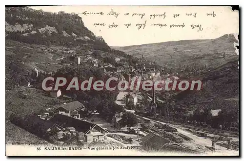 Cartes postales Salins Les Bains Vue G�n�rale