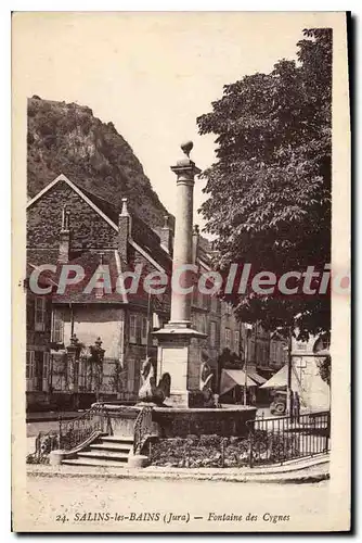 Cartes postales Salins Les Bains Fontaine Des Cygnes