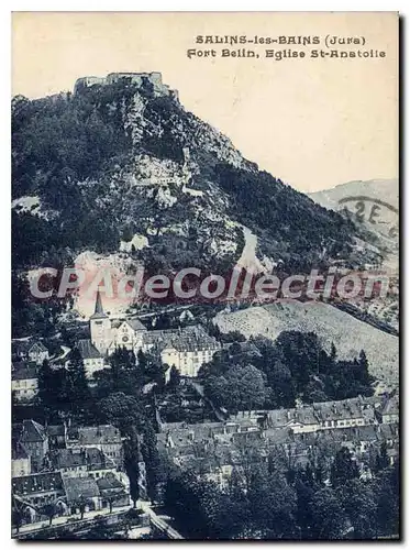 Cartes postales Salins Les Bains Fort Belin Eglise St Anatoile