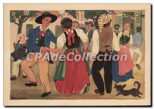 Cartes postales moderne rigodon D'Apres Une Aquarelle de WELCOMME