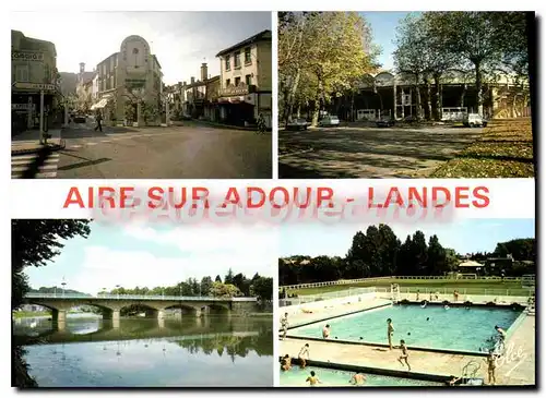 Moderne Karte Aire Sur Adour Landes