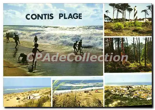 Cartes postales moderne Contis Plage Vue D'Ensemble La Plage