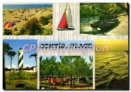 Cartes postales moderne Contis Plage La Plage Le Courant