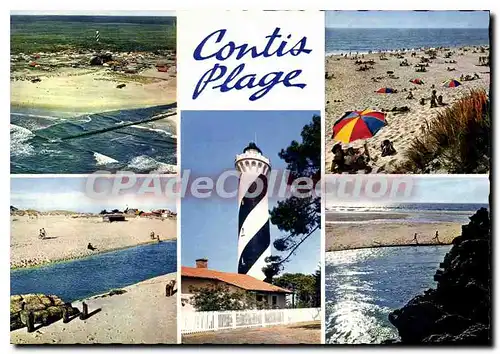 Cartes postales moderne Contis Plage Vue D'Ensemble La Plage