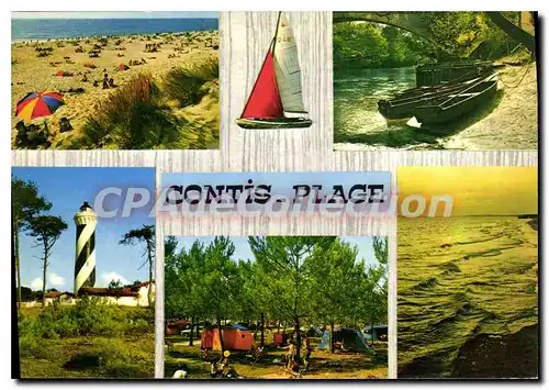 Cartes postales moderne Contis Plage La Plage Le Courant