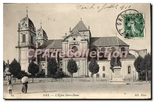 Cartes postales Dax L'Eglise Notre Dame