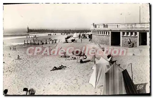 Ansichtskarte AK Capbreton La Plage L'Estacade I'Etablissement De Bains