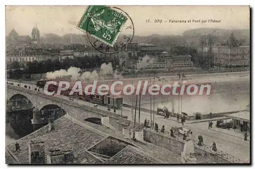 Ansichtskarte AK Dax Panorama Et Pont Sur I'Adour train locomotive � vapeur