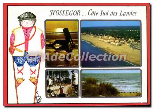 Cartes postales moderne Hossegor Sur La Cote Sud Des Landes