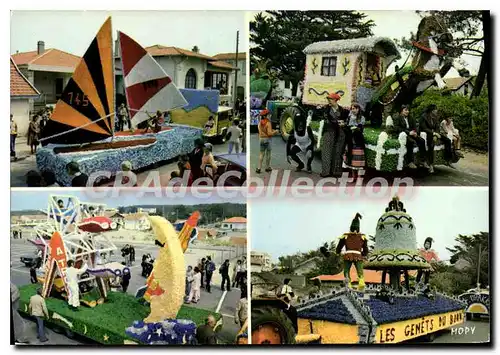 Cartes postales moderne Mimizan Landes Comite Du 1er Mai chars