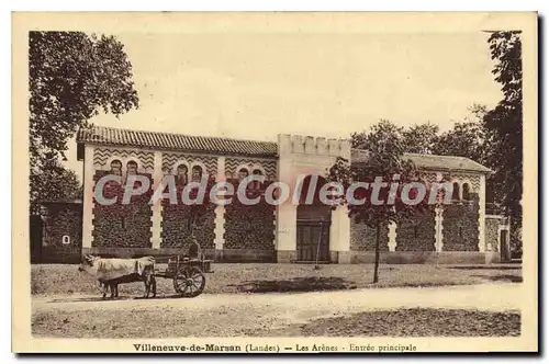 Cartes postales Villeneuve De Marsan Les Arenes Entree Principale