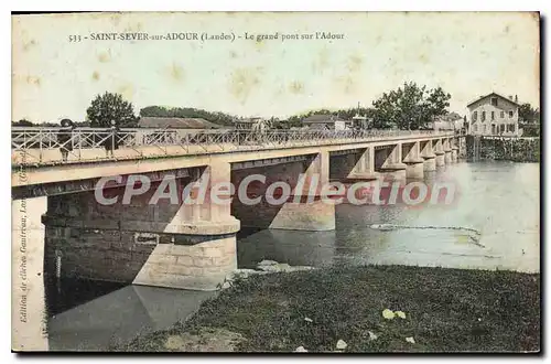 Cartes postales Saint Sever Sur Adour Le Grand Pont Sur I'Adour