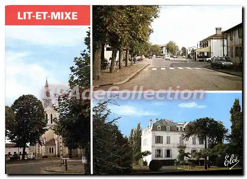 Cartes postales moderne Lit Et Mixte L'Eglise La Mairie